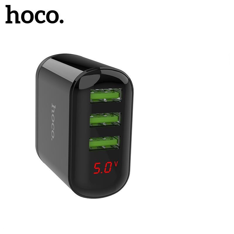 Cốc Sạc Nhanh Hoco HK1 5A - 3 Cổng.