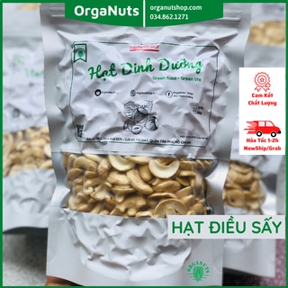 Hạt Điều Nguyên Vị Rang Không Muối Béo Ngậy 500g - Hạt điều vỡ đôi Bình Phước