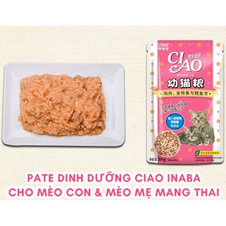 Pate ciao mèo con - mèo mẹ mang thai 80g
