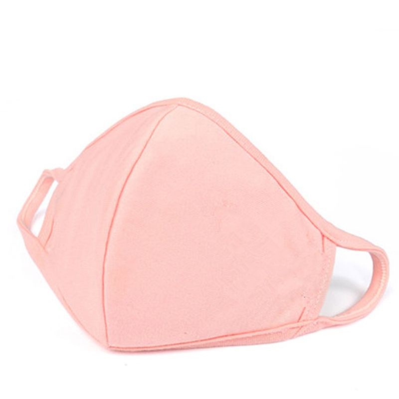 Wmmb Khẩu Trang Cotton Màu Trơn Chống Nắng Mùa Hè Cho Người Lớn