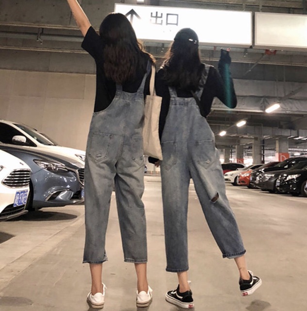 [HÀNG KHÔNG SẴN] Yếm jeans - yếm bò rách | BigBuy360 - bigbuy360.vn