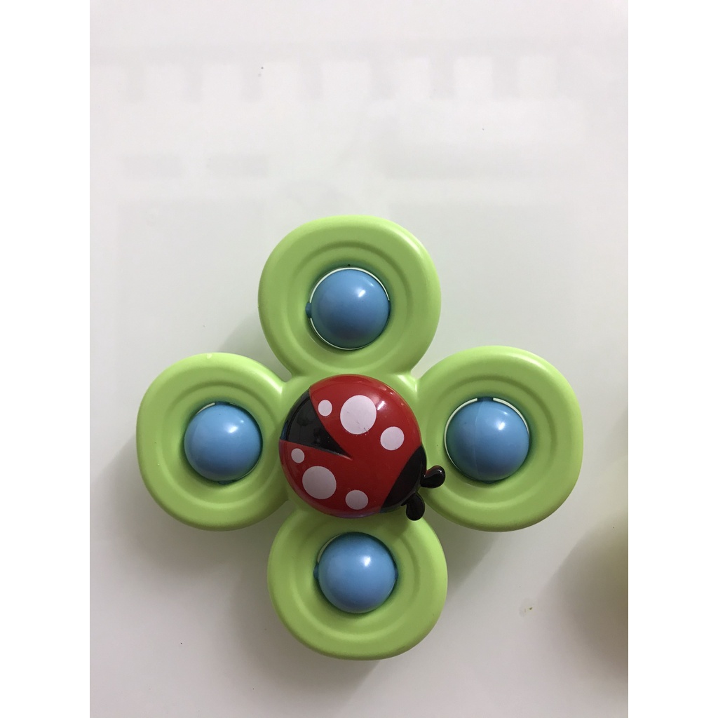 Con Quay Đồ Chơi Fidget Spinner Dán Tường, Sét 3 chiếc Thiết Kế Hình Động Vật Hoạt Hình Độc Đáo Dành Cho Bé