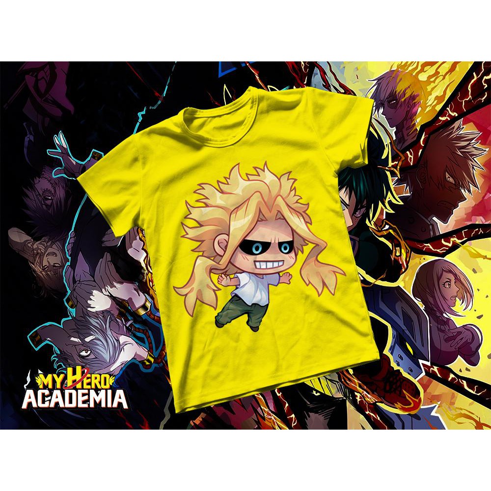 Áo thun Cotton Unisex - Anime - My Hero Academia - Kaminari denki