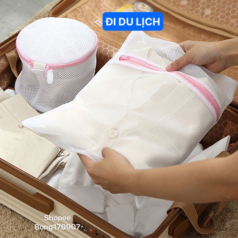 Túi Lưới Giặt Cao Cấp Xuất Nhật Dày Dặn Bảo Vệ Quần Áo Trong Máy Giặt