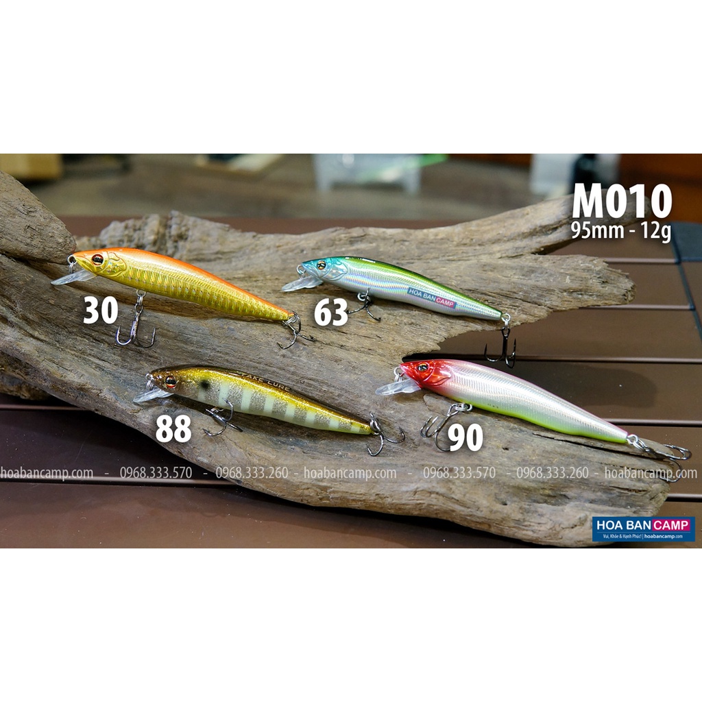 Mồi Lure Minnow FL M010 Floating | 95mm - 12g