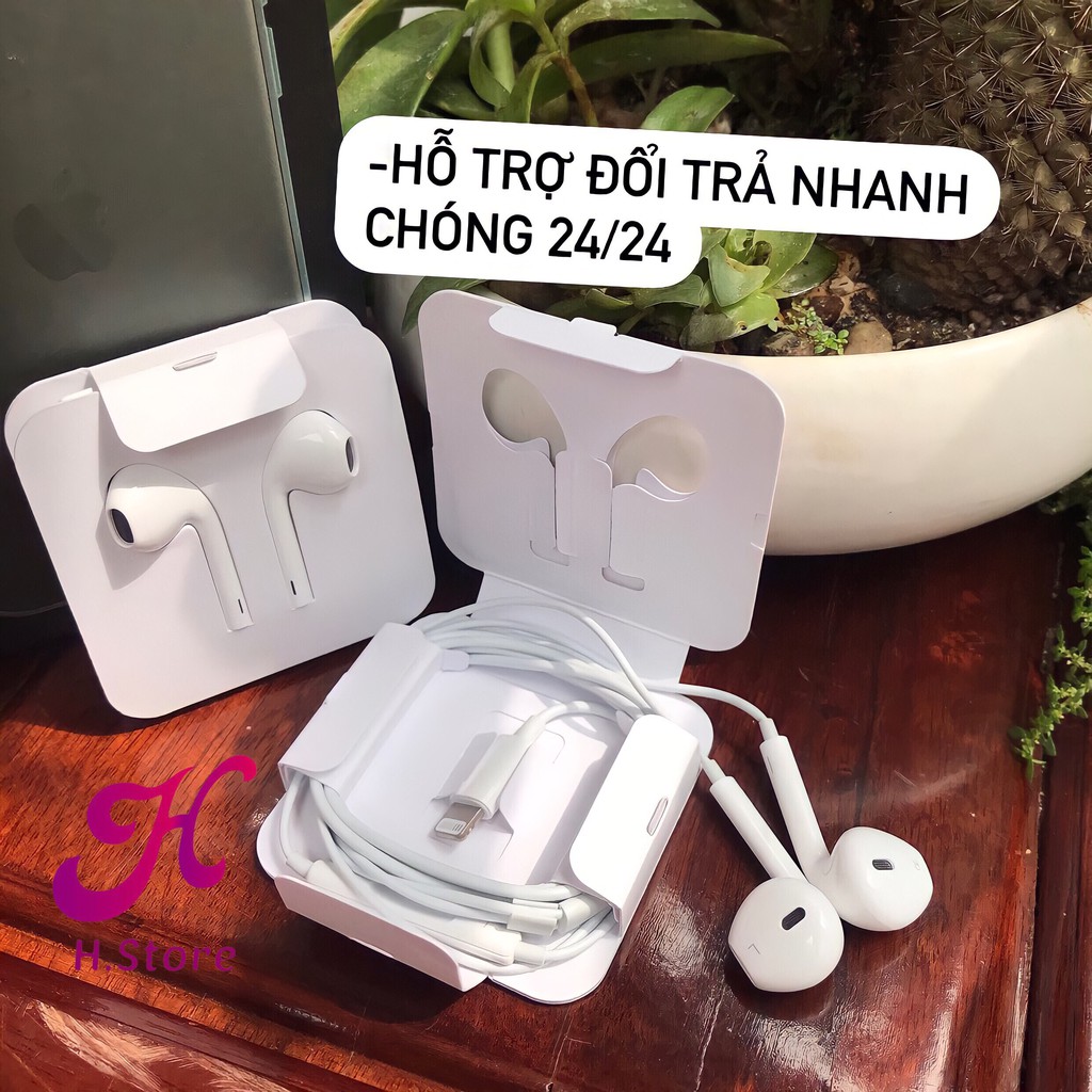 Tai nghe iphone chính hãng, tai nghe lightning, dùng cho các dòng iphone