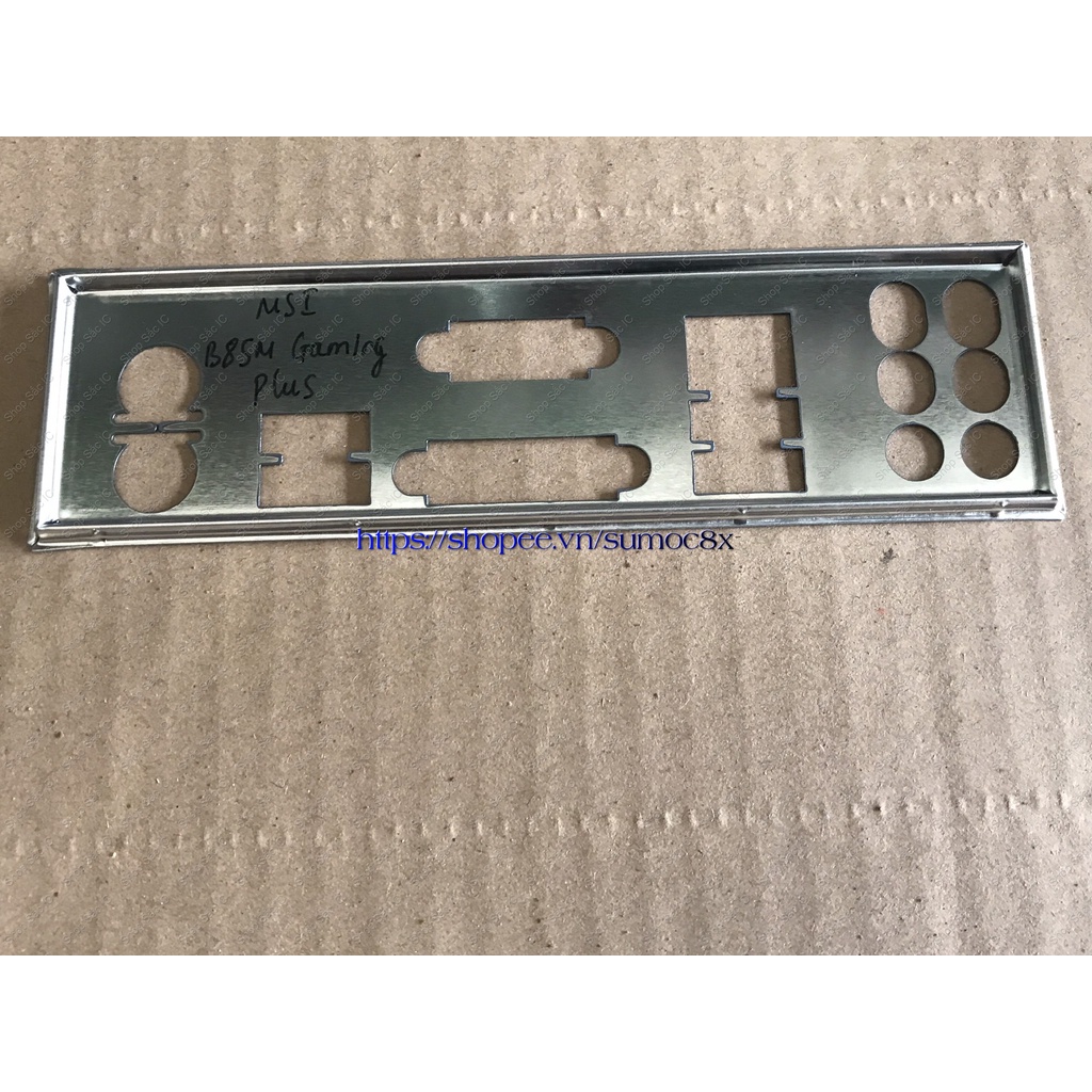 Chặn main MSI B85M GAMING PLUS dùng nắp sau thùng máy