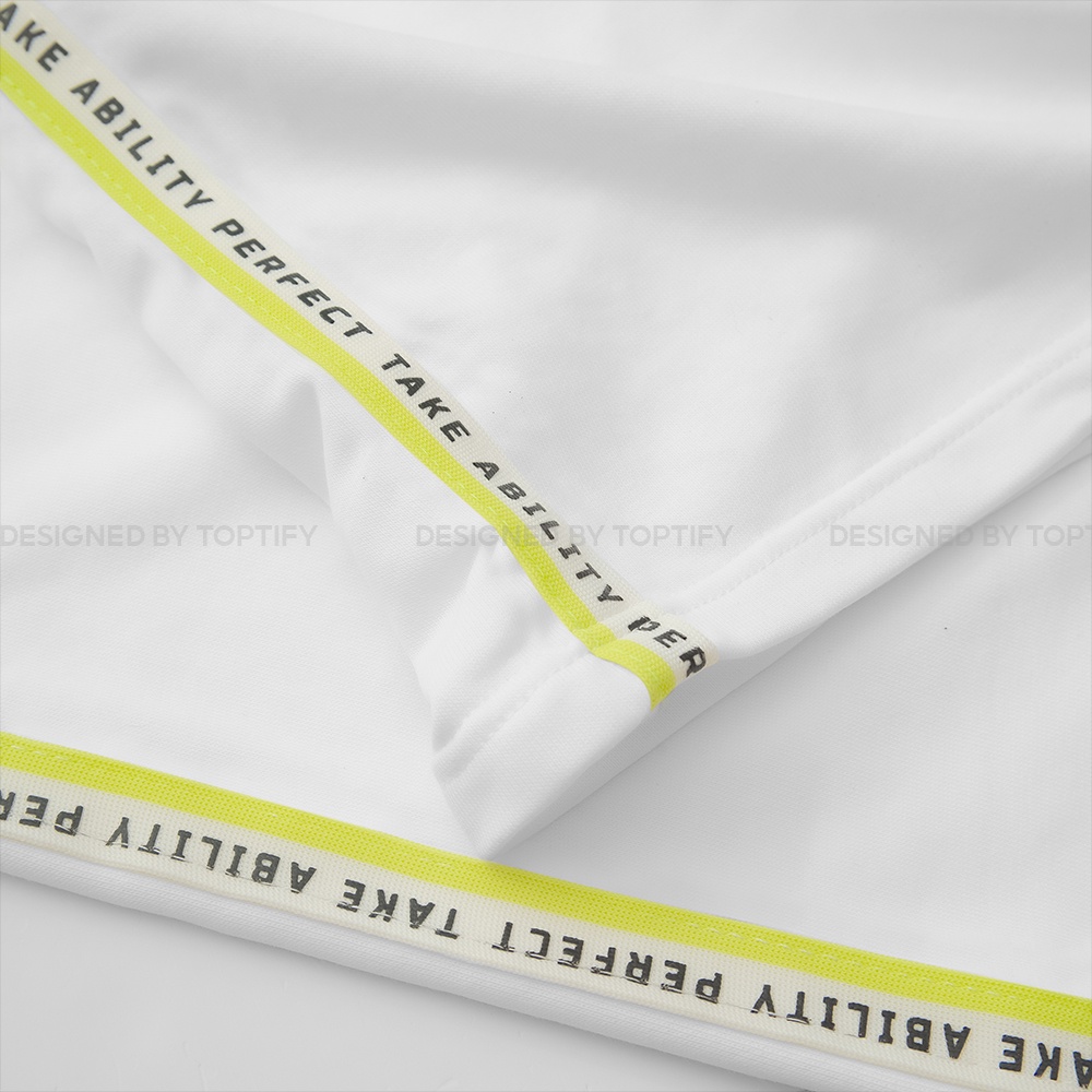 Quần cullotes TOPTIFY kiểu viền màu form ống suông Art Show Pants QT15