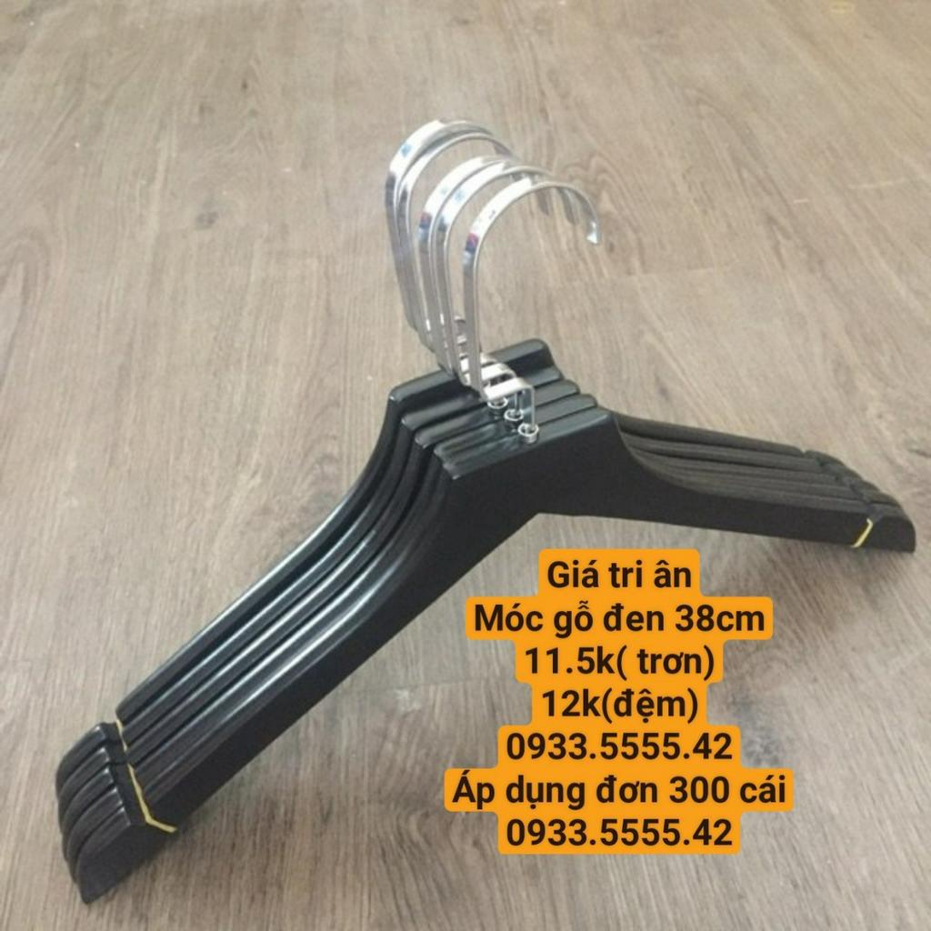 10 Móc gỗ  NAM  đủ màu size 44cm[ FREE SHIP-RẺ] thời trang giá rẻ