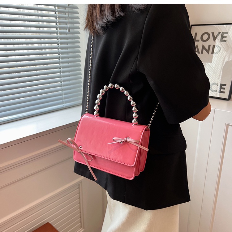 Túi Đeo Vai Hình Vuông Cỡ Nhỏ Phối Dây Xích Thời Trang Cho Nữ