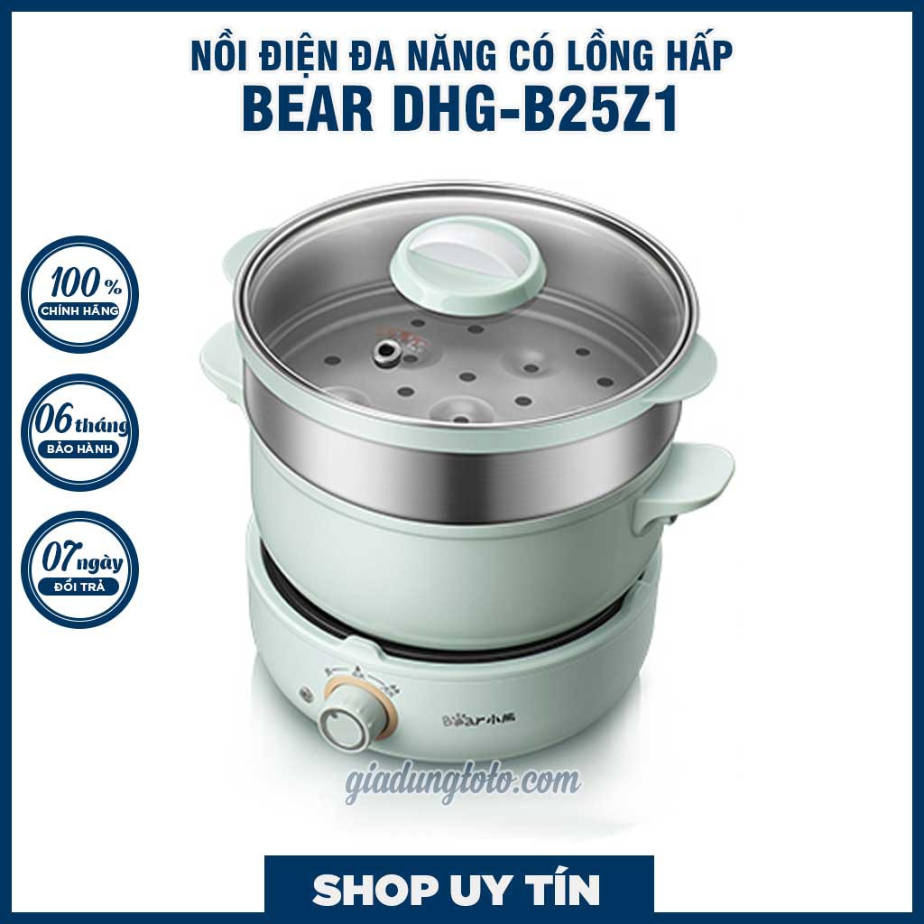 Nồi lẩu, nướng, chiên, xào điện đa năng DHG-B25Z1