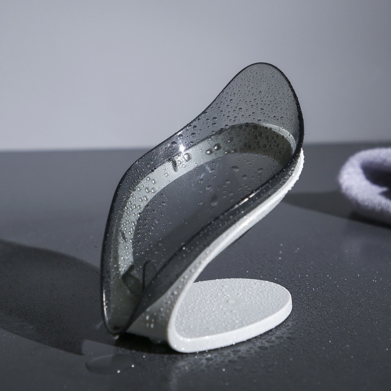 Giá đỡ xà phòng hình chiếc lá dùng cho nhà tắm tiện lợi