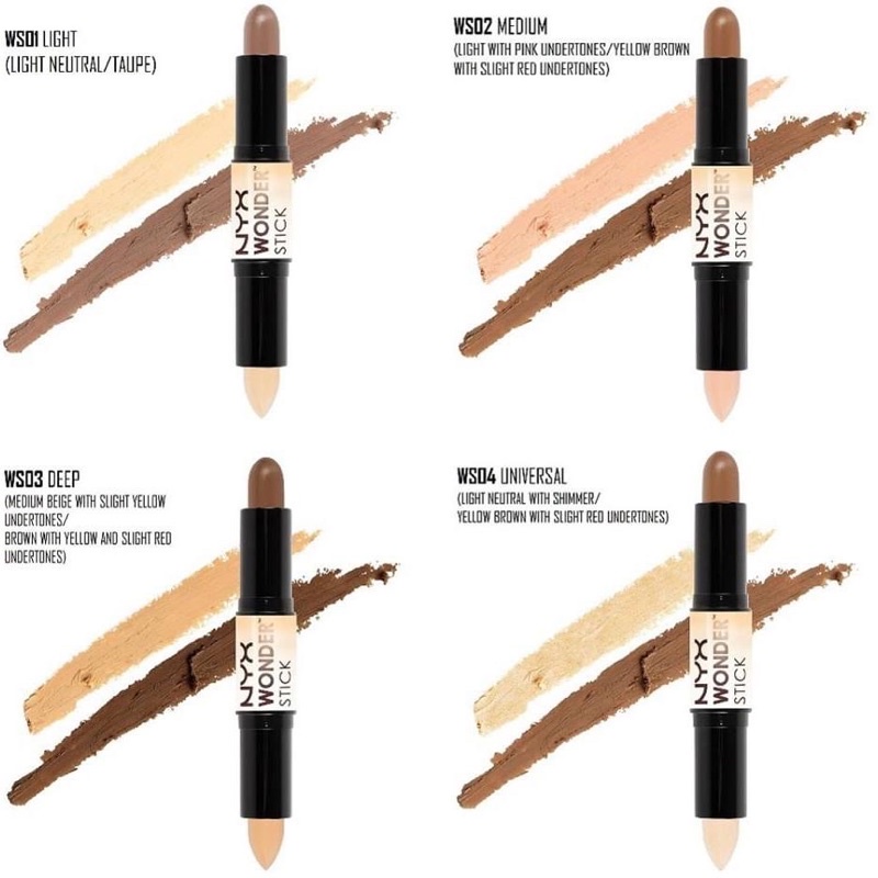 [NEW] CHE KHUYẾT ĐIỂM &amp; TẠO KHỐI HAI ĐẦU NYX WONDER STICK