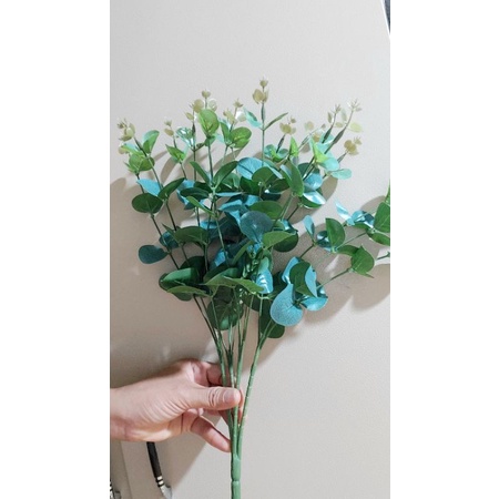 1 CỤM LÁ TÁO 16 NHÁNH DÙNG ĐIỂM CHO BÓ HOA SÁP ,HOA LỤA TRANG TRÍ NHÀ CỬA