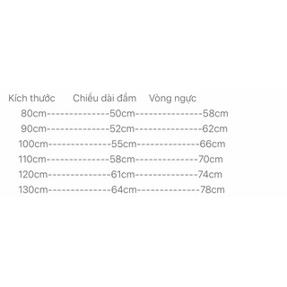 váy đi biển bé gái