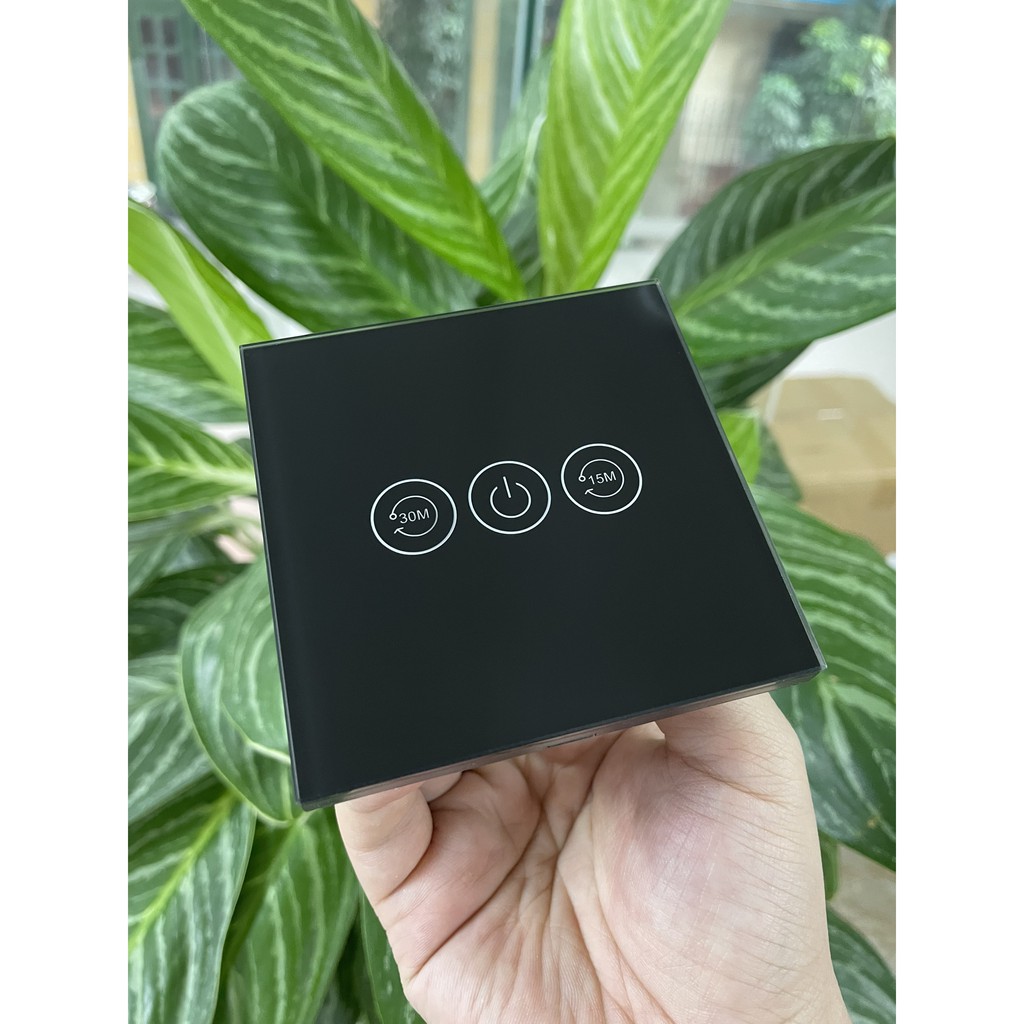 Công Tắc Wifi Bình Nóng Lạnh 20A Hẹn Giờ Tắt Hình Vuông Tuya FW3-EU