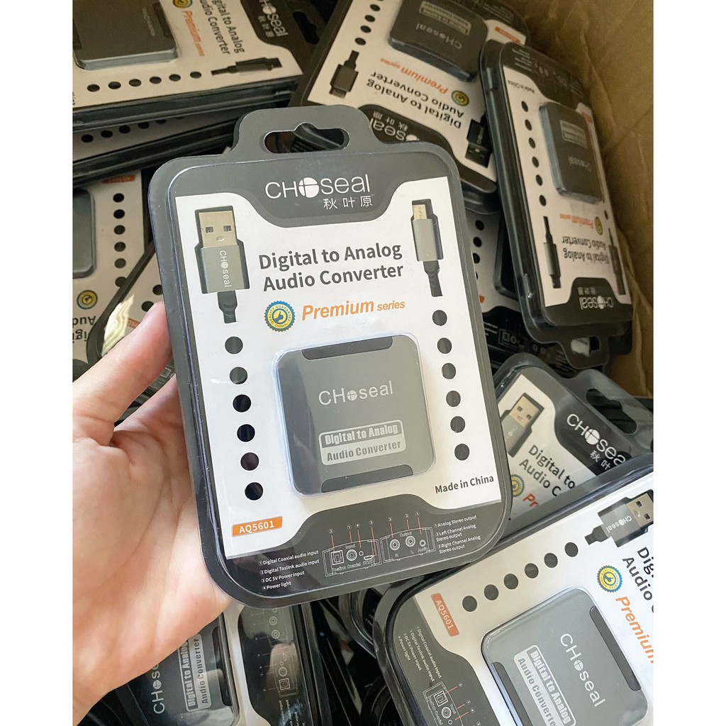 Bộ chuyển âm thanh quang Optical sang AV hãng Choseal
