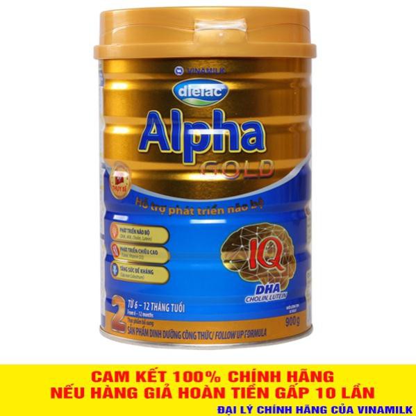 GIá Thanh Lý [Mẫu mới]Sữa bột dielac alpha gold IQ 2 900g