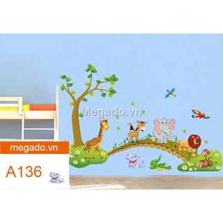Decal vườn thú A136