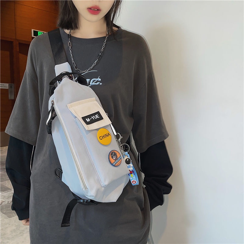 Túi Đeo Chéo Ngực Sức Chứa Lớn Phong Cách Mới Dành Cho Nam Và Nữ