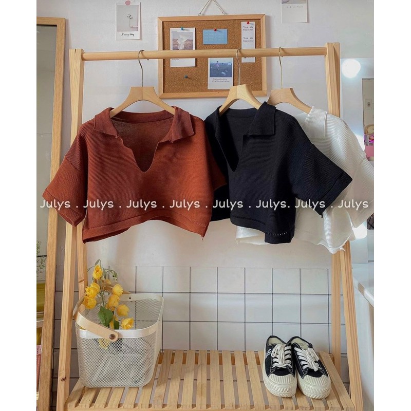 ÁO CROPTOP CỔ ĐỨC MS10291