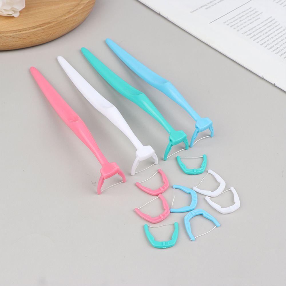 Set 20 Que Chỉ Nha Khoa Dùng Một Lần Loại Bỏ Mảng Bám Làm Sạch Răng Miệng Tiện Lợi