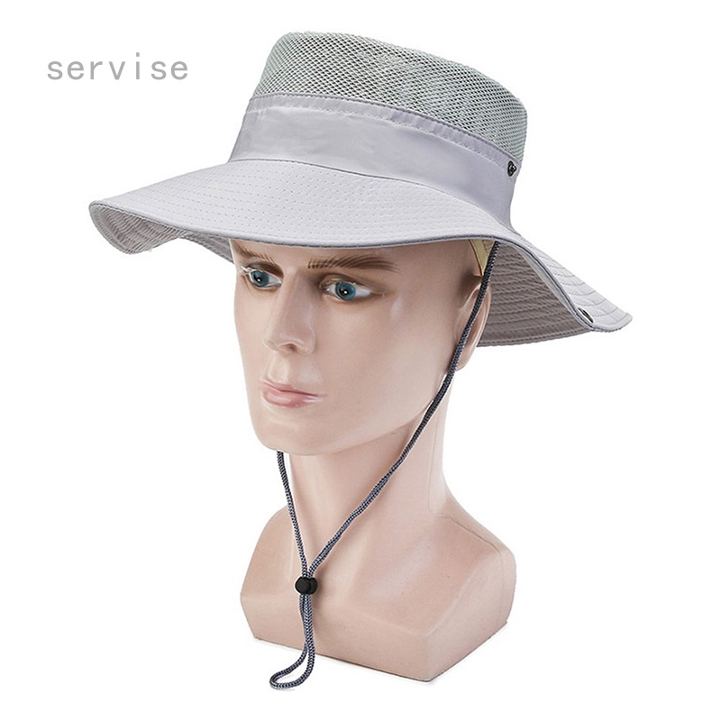 Nón Tai Bèo Vành Rộng Họa Tiết Rằn Ri Chống Tia Uv Gấp Gọn Thời Trang Đi Biển Cho Nam