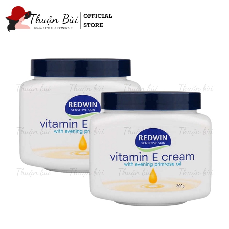 Kem dưỡng Redwin Vitamin E Cream with Evening Primrose Oil Kem Dưỡng Da Cấp Ẩm Úc Hũ 300g