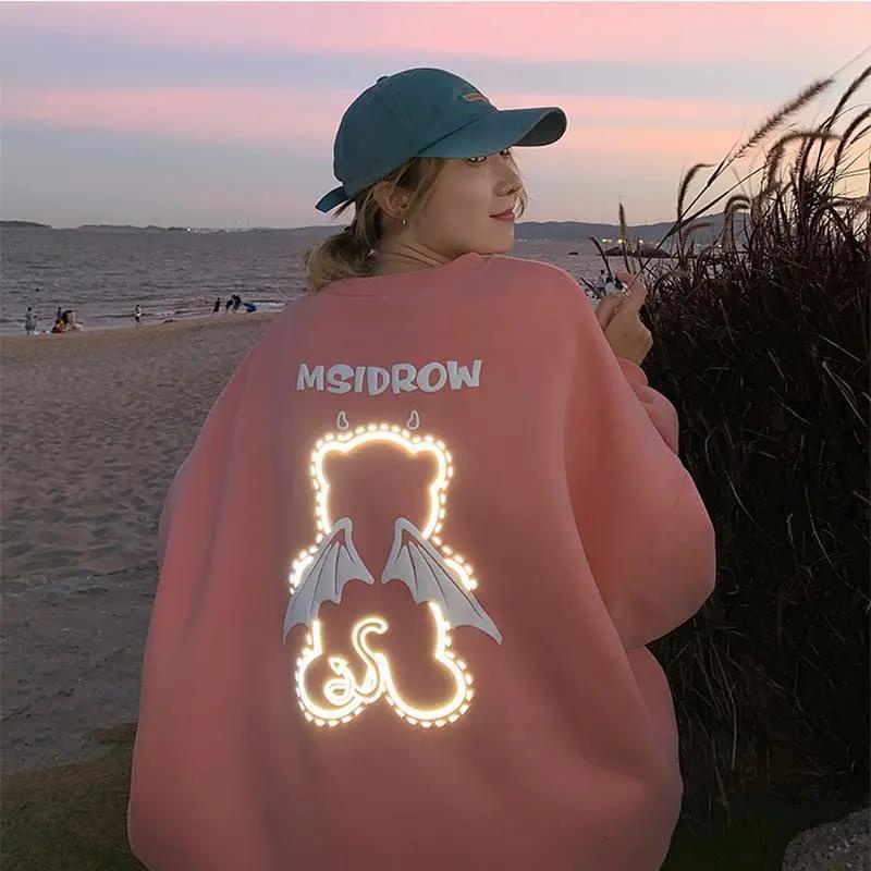 Áo Sweater mỏng phong cách hip hop đường phố cá tính cho nữ