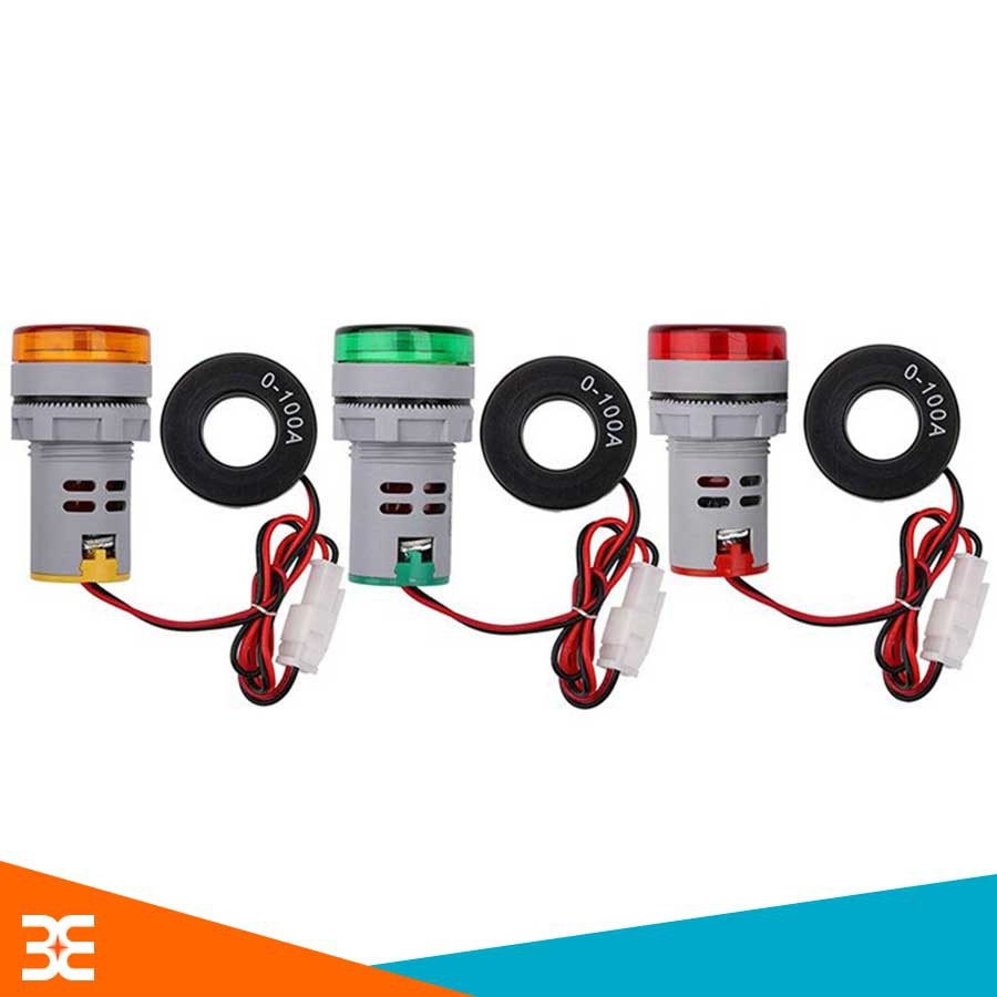 Đèn Led Báo Cường Độ Dòng Điện 0-50A 22mm Tiện Dụng