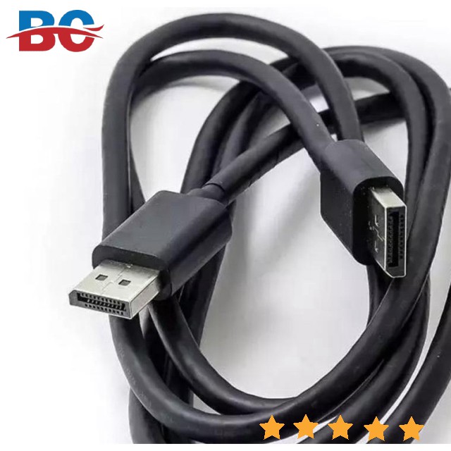 Cáp Displayport To Displayport - Rev: 1.2, Dài 1.8M- Support 2k-144Hz & 4k-60Hz - Bóc Màn Hình Dell Cao Cấp chính hãng