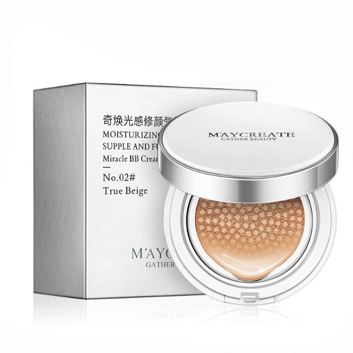 Phấn Nước Cushion BB Cream Maycreate Chống Nắng Dưỡng Ẩm Che Khuyết Điểm