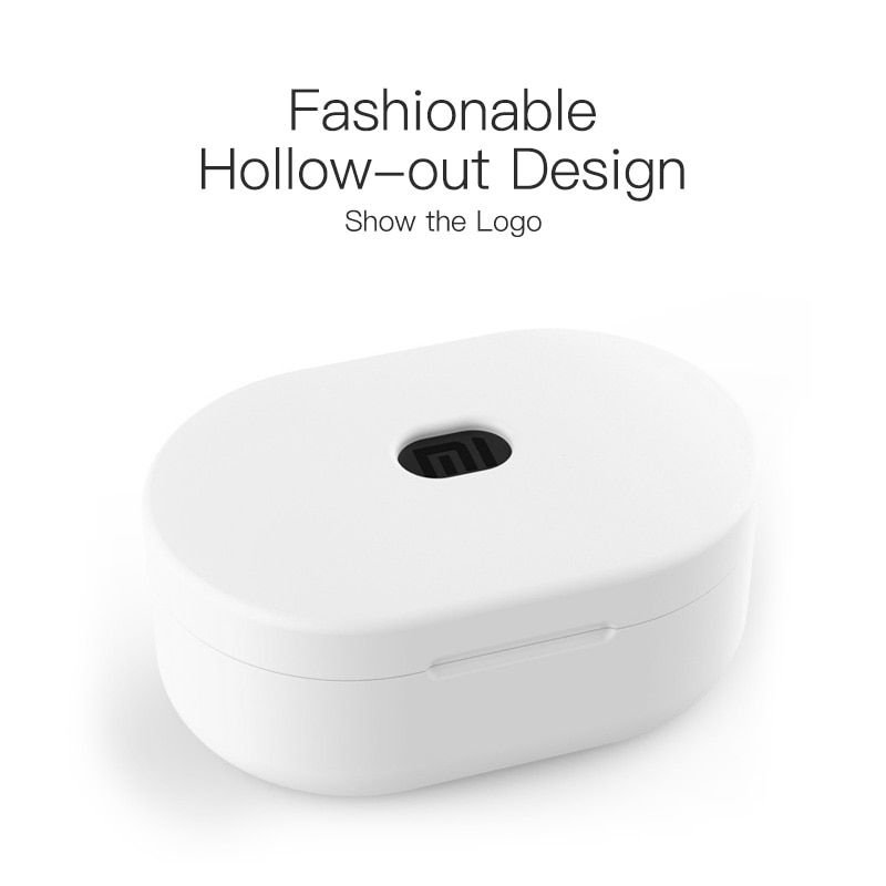 Vỏ silicon KUULAA bọc hộp sạc tai nghe Airdots cho Xiaomi Redmi