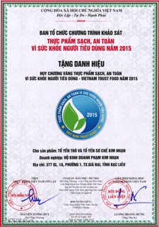 Tổ Yến Xào Kim Nhạn