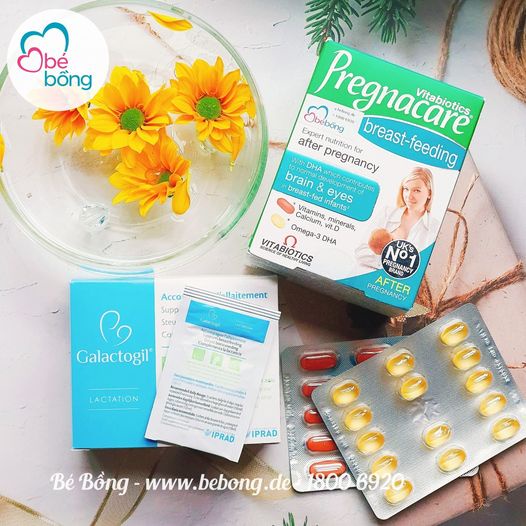 Vitamin bú Pregnacare Breastfeeding Anh 84 viên