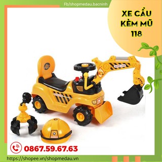 [MUA 1 TẶNG 2] XE CẨU VÀNG – TẶNG KÈM 1 MŨ + 1 TAY CẨU MÓC