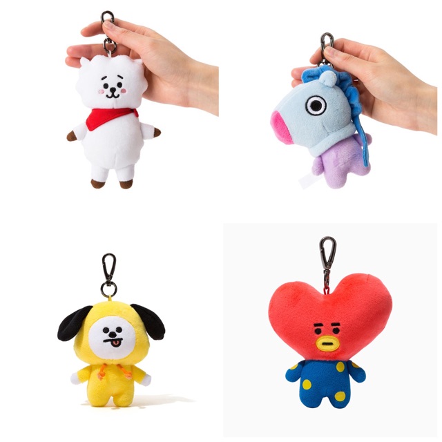 Bag Charm BT21 | Hàng order từ store Line Friends Hàn chính hãng  | Hàng có sẵn  |