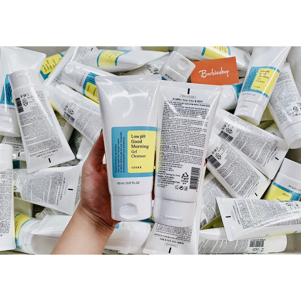 Sữa Rửa Mặt Cosrx Low pH Good Morning Gel - Salicylic Acid Daily Gentle Cleanser150ml - 50ml [Xanh - Đỏ]
