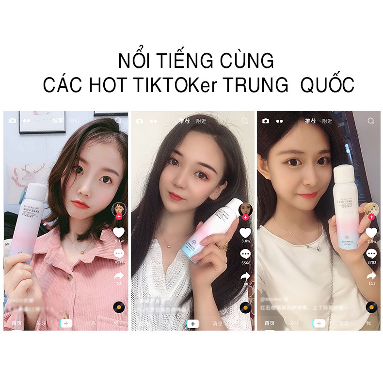 Chai Kem Xịt Chống Nắng Maycreate Nâng Tone Chống Nước 150ml Maycreat Chính Hãng - Mỹ Phẩm Nội Địa Trung Quốc JAPARI