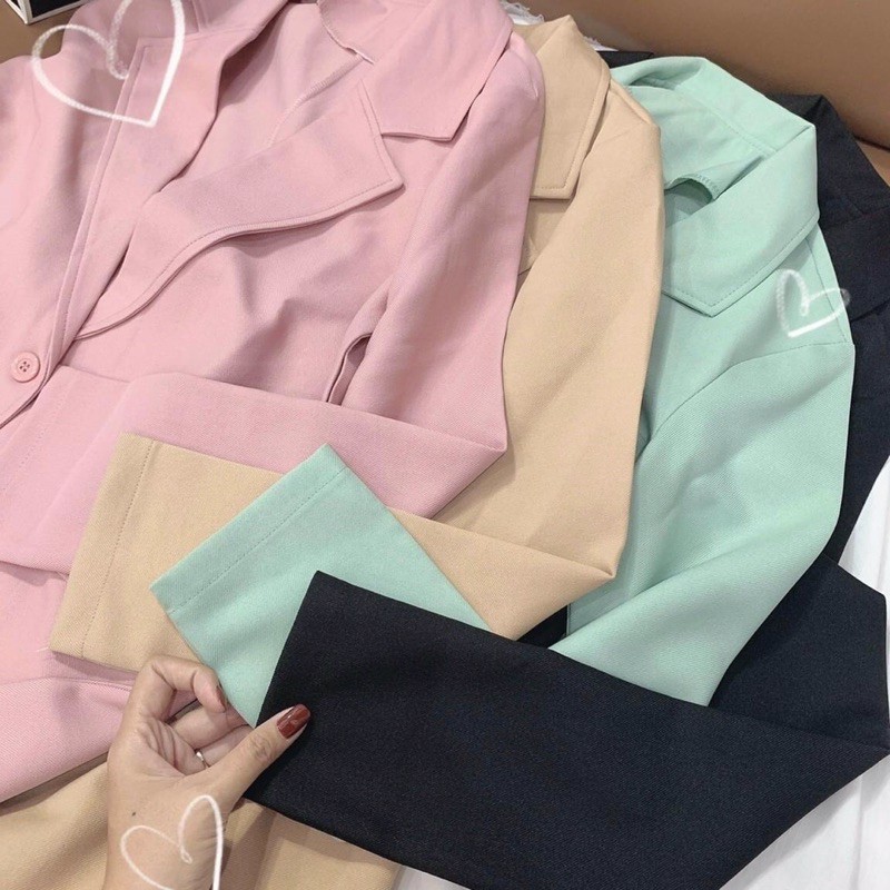 SET ÁO BLAZE,CHÂN VÁY NGẮN SIÊU XINH__XẢ KHO THANH LÝ GIÁ RẺ __ÁO VEST NỮ KÈM CHÂN VÁY CHỮ A PHONG CÁCH HÀN QUỐC | BigBuy360 - bigbuy360.vn