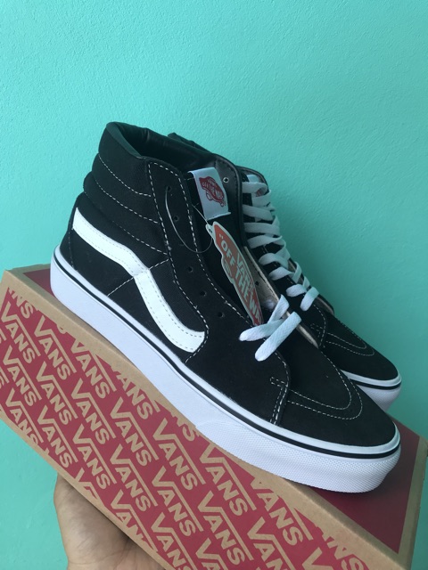 Ảnh thật + hàng sẵn Giày thể thao nam nữ Van sk8 cao cổ