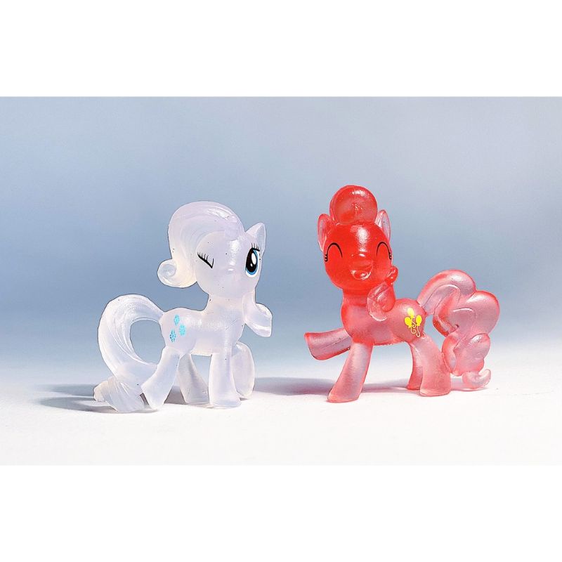 Mô hình Ngựa Pony nhựa trong phát sáng đèn led chính hãng