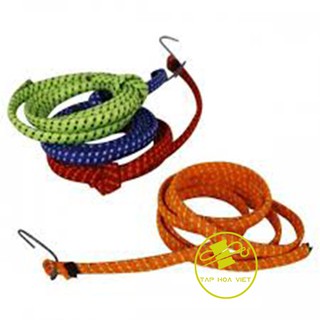 Combo 10 dây ràng 1.5M - 1 đầu móc, dây chun, dây buộc đồ, dây chằng cao su