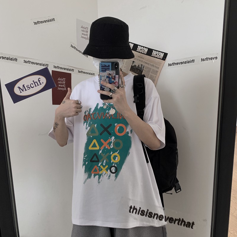 Áo thun nam tay lỡ, áo phông form rộng ATL222 | BigBuy360 - bigbuy360.vn