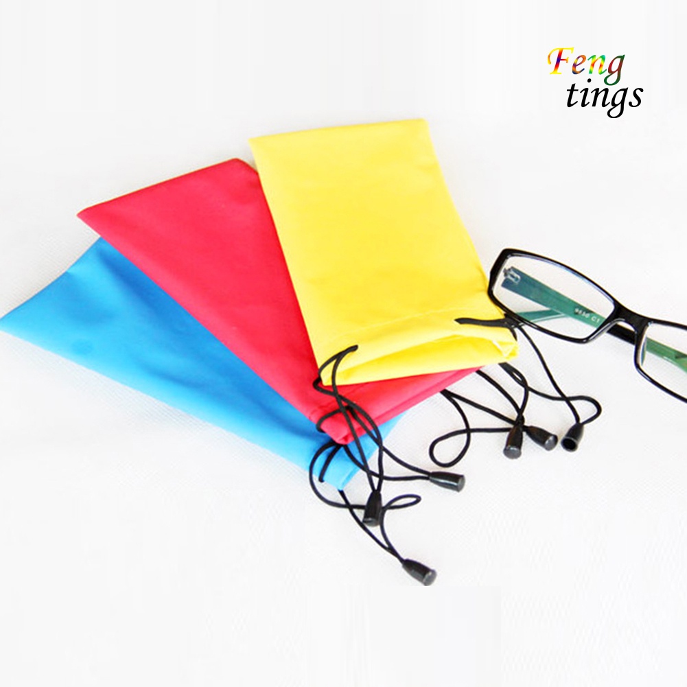 Set 2 Túi Dây Rút Đựng Mắt Kính / Điện Thoại Chống Thấm Nước Tiện Dụng