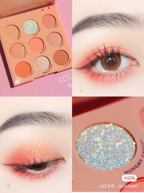 BẢNG PHẤN MẮT COLOURPOP #BABYGOTPEACH