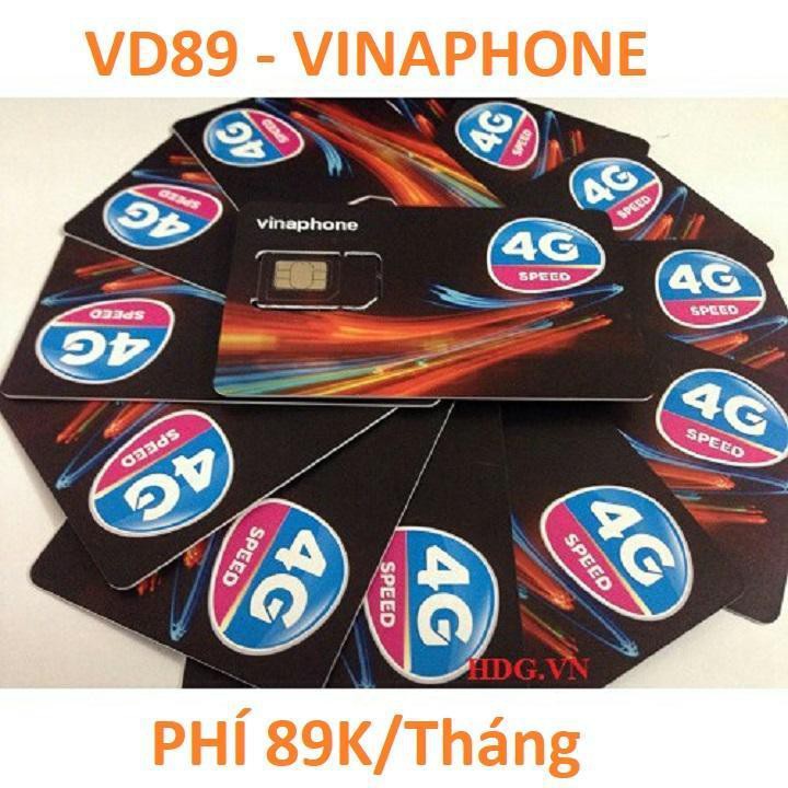 SIM VD89 VINA SIM 62gb cho cả tháng - nghe gọi tẹt bô gói cước siêu ưu đãi