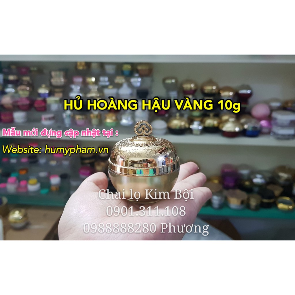 COMBO 20 HỦ ĐỰNG KEM HOÀNG HẬU VÀNG 10g