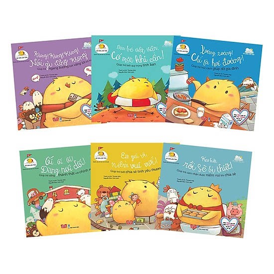 Gà Con Lon Ton (Bộ 6 Cuốn)