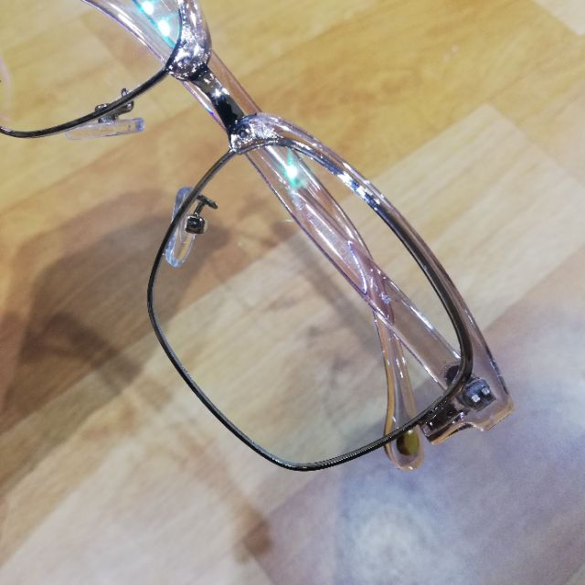 [Mã SKAMCLU7 giảm 10% cho đơn từ 0Đ] [RẺ VÔ ĐỊCH] Kính giả cận trong suốt nửa viền xinh Mã 2671 Hồng trà | BigBuy360 - bigbuy360.vn